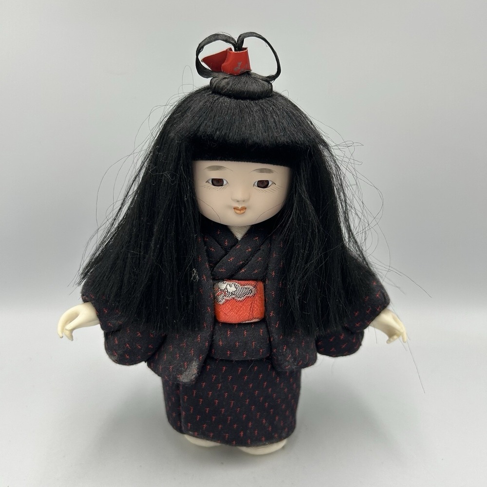 Inden-ya Warabe Doll Female Traditional Japanese Craft Kimono Figure